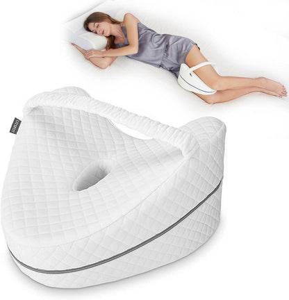Memory Foam Kniekissen Orthopädisch für Seitenschläfer