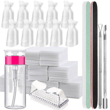 Professionelles Nagellackentferner Werkzeug-Set mit Nagel