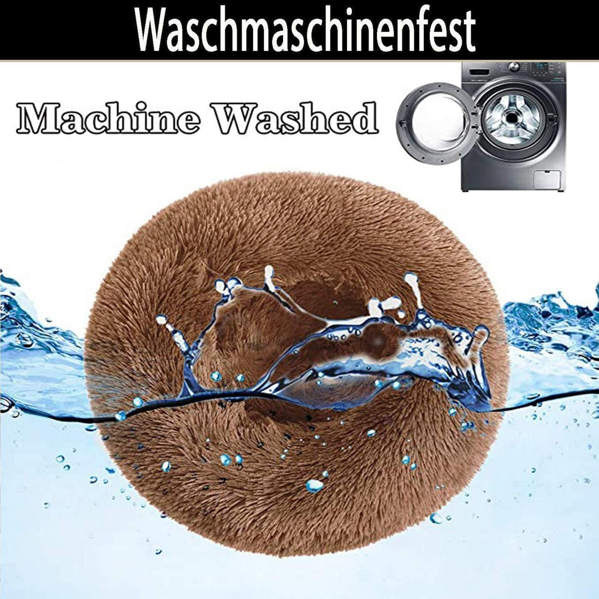 XXL Orthopädisches Hundebett – Waschbar & Kuschelig