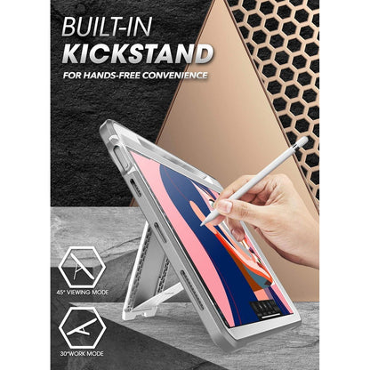 iPad Air 4 Hülle mit Ständer und Pencil Halter, Weiß