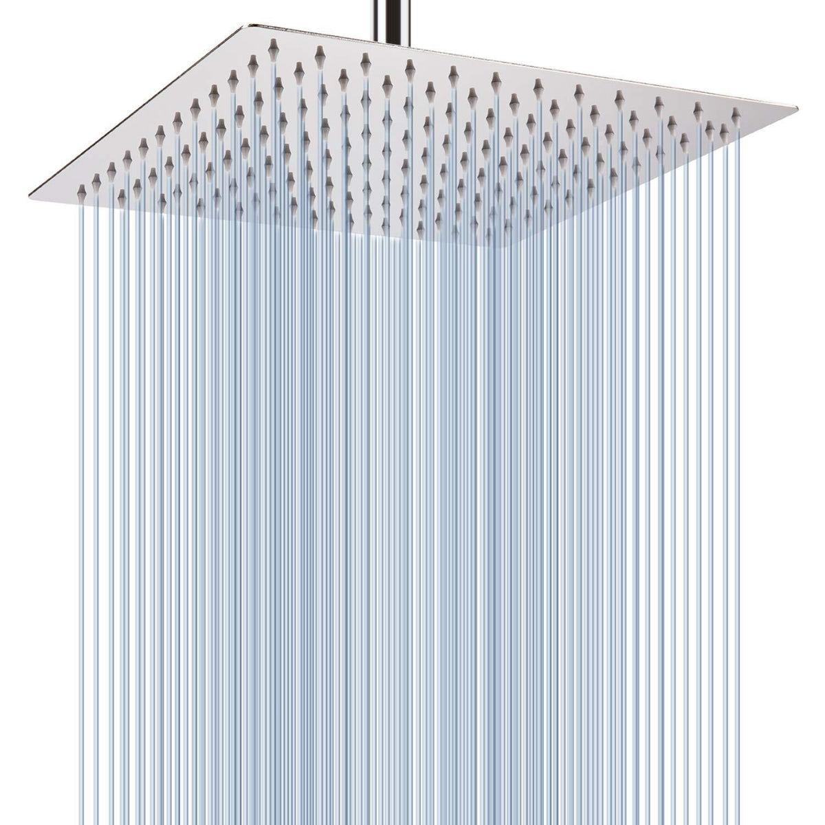 30cm Quadratischer Edelstahl Duschkopf Chrom – Hochdruck & Komfort