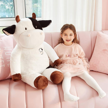 Riesige Kuschelkuh 78cm - Weiches Plüschtier für Kinder