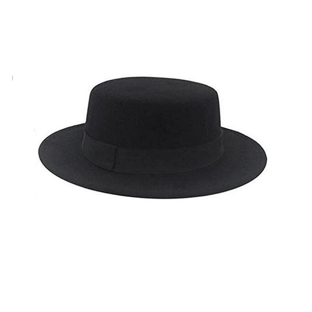Schwarzer Fedora Hut – Klassisch & Elegant