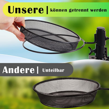 Vogelfutterspender und Tränke mit Balkonhalterung 18cm