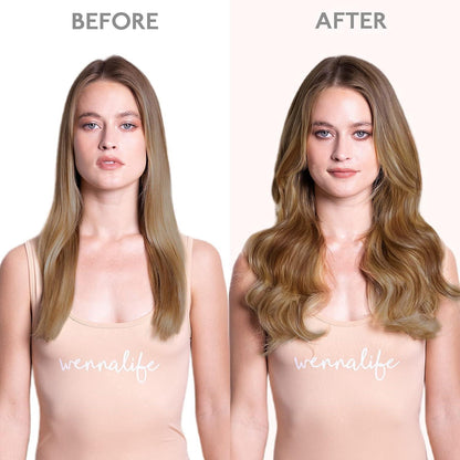 Clip-in Echthaarverlängerung Balayage Schoko-Blond 35cm
