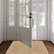 Mikrofaser Fußmatte 60x90 Beige Rutschfest Waschbar