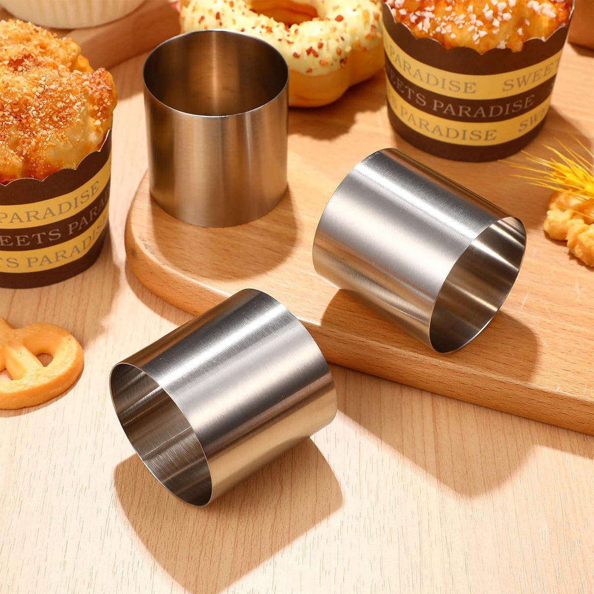 Tortenring Set Dessertringe Klein Servierringe Backzubehör Kuchen