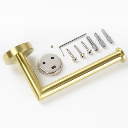 Toilettenpapierhalter Gold Gebürstet Messing Rostfrei