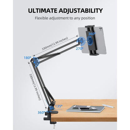 Flexibler Tablet Halter Bett 360° Drehbar für iPad/iPhone