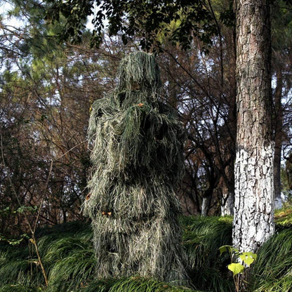 Ghillie Suit Tarnanzug Jagd Camouflage Set Tarnkleidung Wald Wüste
