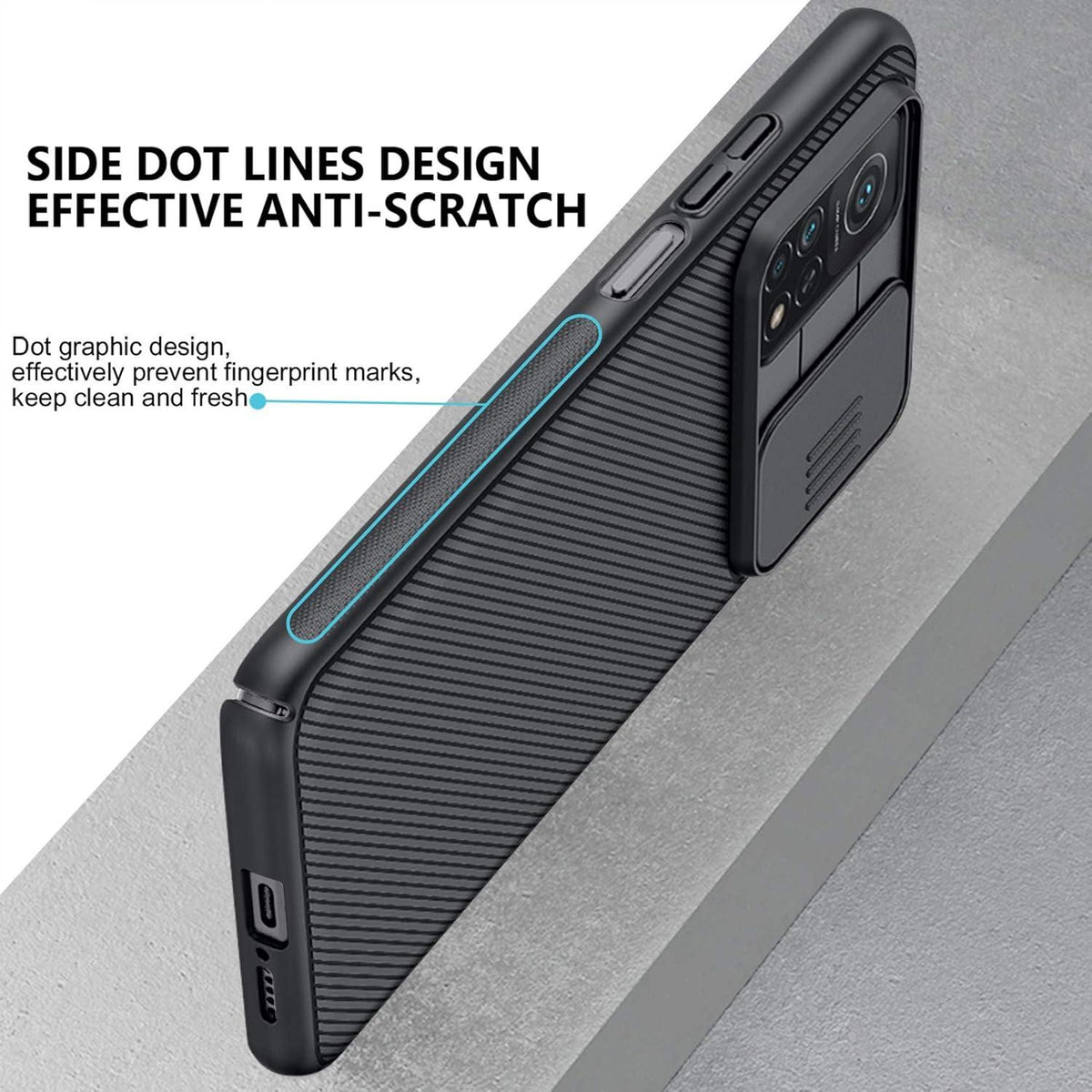 Hülle Xiaomi Mi 10T Pro 5G/ Mi 10T 5G Kameraschutz Slide Camera Cover