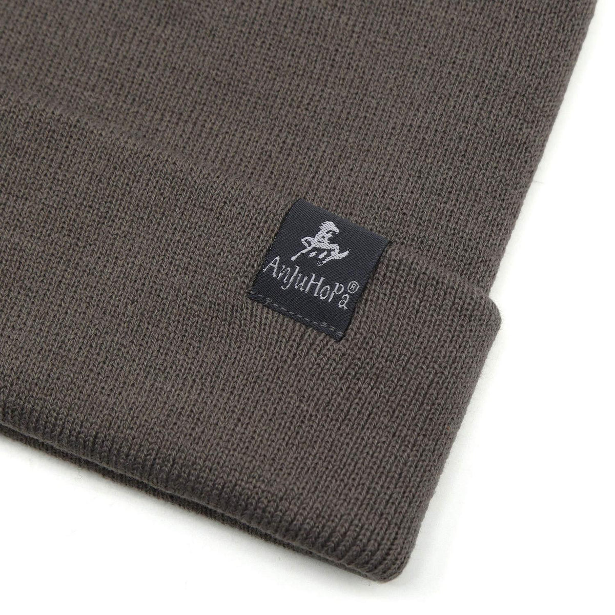 Strickmütze Unisex Weich Warm Braun Einheitsgröße