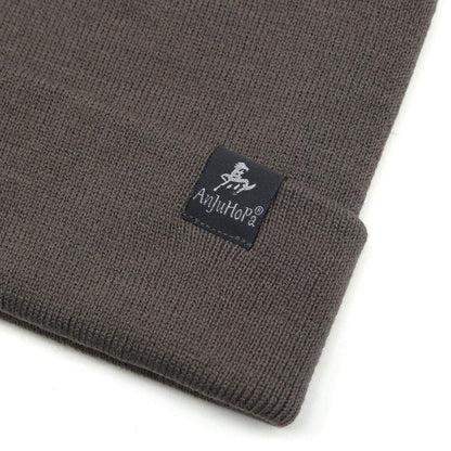 Strickmütze Unisex Weich Warm Braun Einheitsgröße