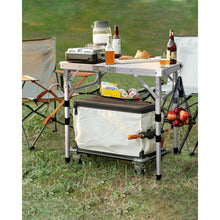 Sportneer Campingtisch Aluminium höhenverstellbar klappbar