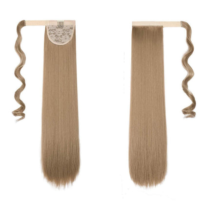 Clip in Pferdeschwanz Extension Sandy Blonde 55cm