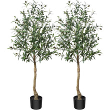 Künstlicher Olivenbaum Pflanze 120 cm Seidenbaum Formschnitt