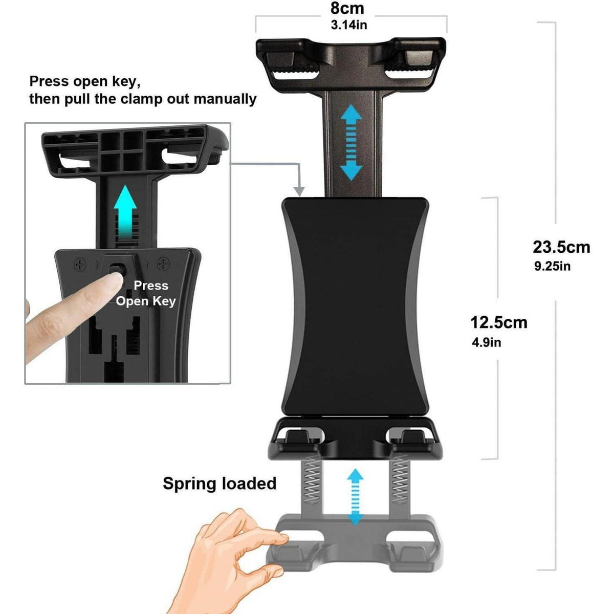 iPad Stativadapter 360° Drehbar – Universal Tablet Halter für iPad & Co.