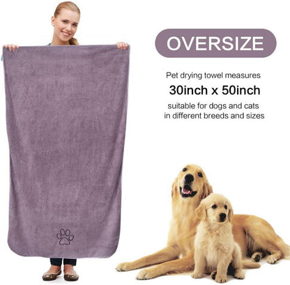 Saugfähiges Mikrofaser Haustierhandtuch für Hund & Katze