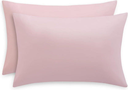 Kissenbezug Set aus Mikrofaser mit Hotelverschluss 50x70 Rosa