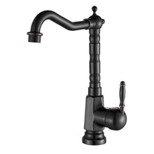 Ölgeriebene Küchenarmatur Bronze, Einhebel-Wasserhahn