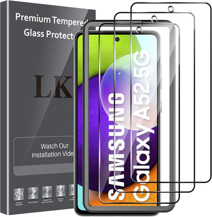 3er Set Displayschutzfolie für Samsung Galaxy A52 9H HD Klar