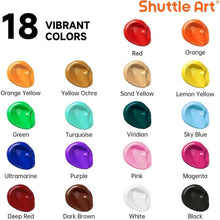 Shuttle Art Acrylfarben Set, 18 Farben (je