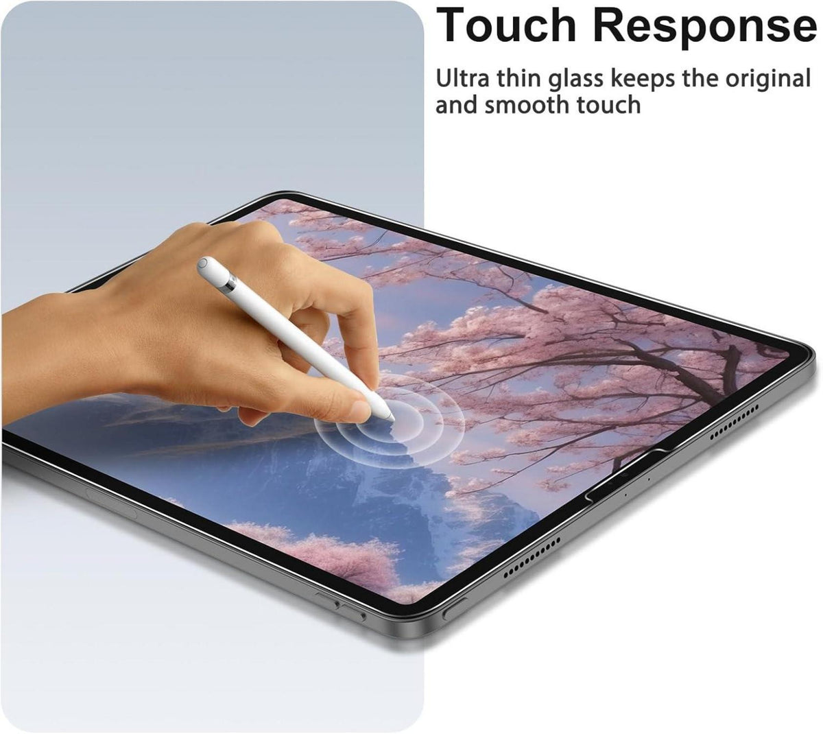Panzer Schutzfolie Glas iPad Pro 12,9 2022/2021/2020 2er Set