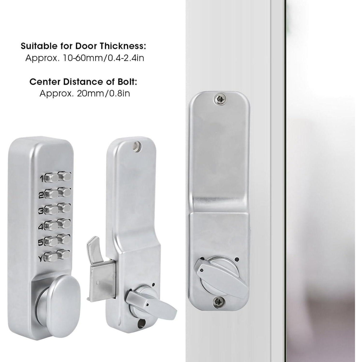 Mechanisches Zahlenschloss 11-Ziffern – Keyless Zugang für Tür & Schrank
