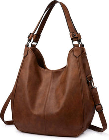 Handtasche Vintage Damen Groß Shopper Umhängetasche Lederimitat