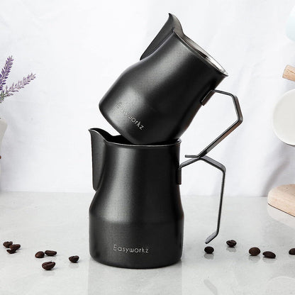 Milchaufschäumkrug Edelstahl 450ml Espresso Kaffee Schaum Latte Art