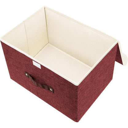 Faltbare Aufbewahrungsbox mit Deckel stoff 38x25x25cm