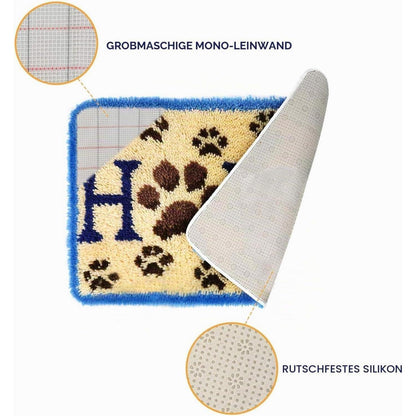 Knüpf-Set Teppich Selber Machen – Latch Hook Kit HOME 1