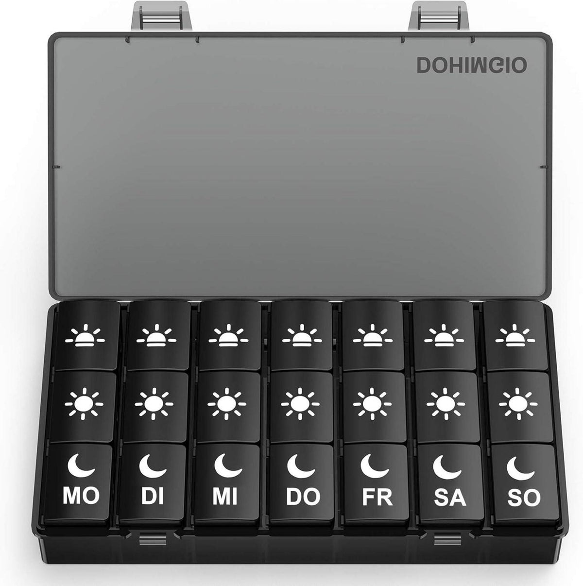 Tablettenbox 7 Tage 3 Fächer Pillendose Medikamentendosierer
