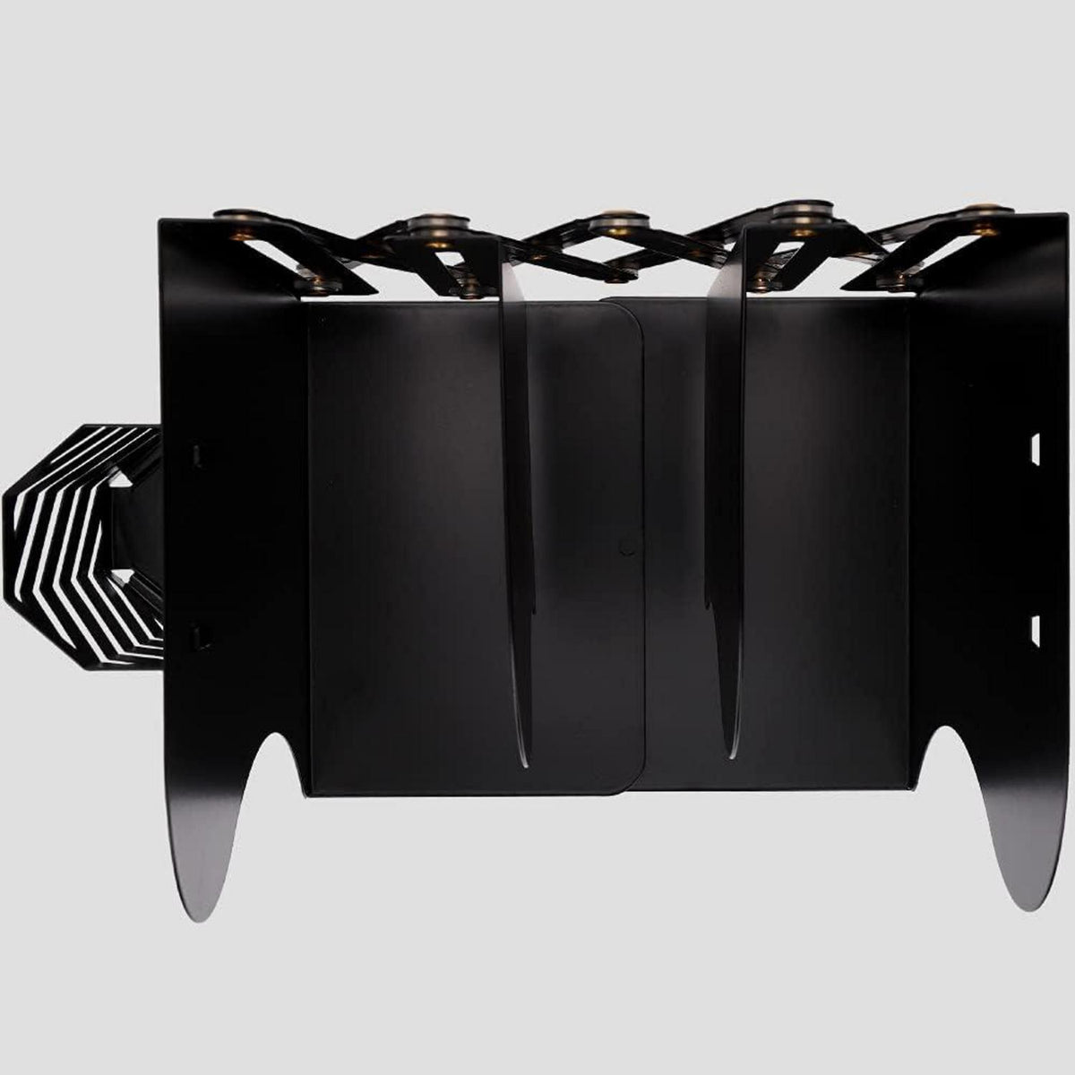 Buchstützen mit Stifthalter Verstellbar rutschfeste Bookends Schwarz 19 Zoll