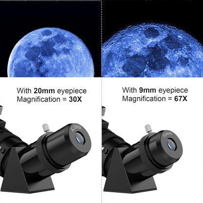Teleskop Astronomie 80mm Aperture 600mm Refraktor für Kinder und Erwachsene
