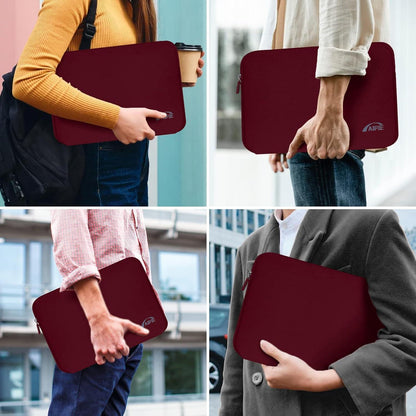 AIPIE Laptoptasche 15,6 Zoll Stoßfest Rot | Aktentasche