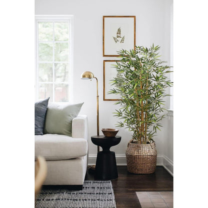 Künstlicher Bambusbaum 152cm mit Echtholzstamm und Zementtopf
