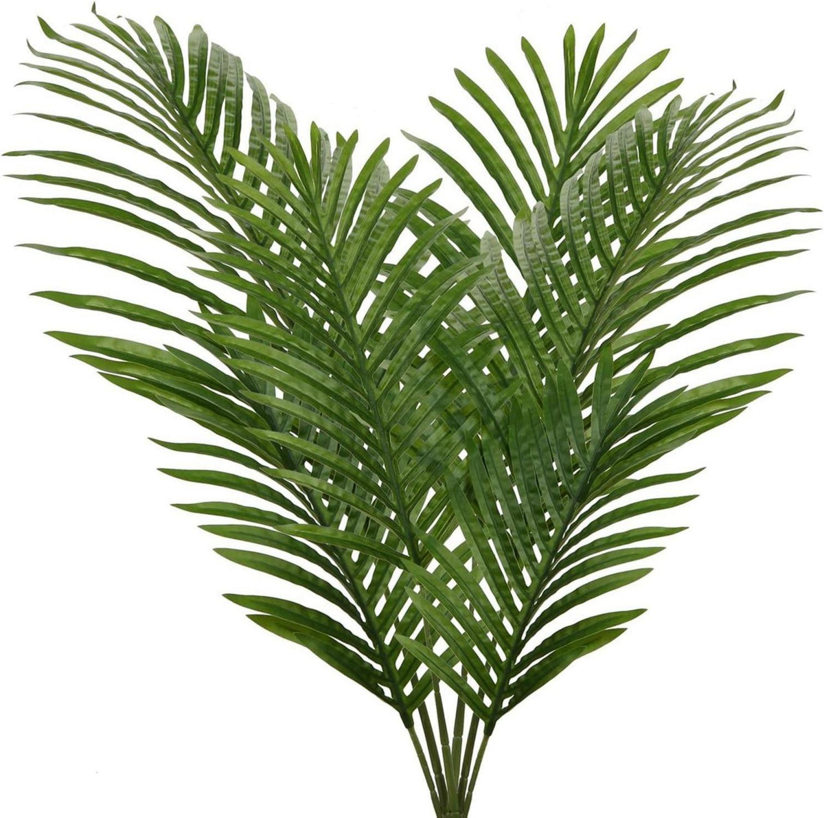 Künstliche Palmwedel Kunstpflanzen Set 6 Stück 31-45cm Grün