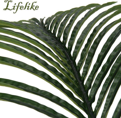 Künstliche Palmwedel Kunstpflanze Palme Textilpalmwedel 6er Set