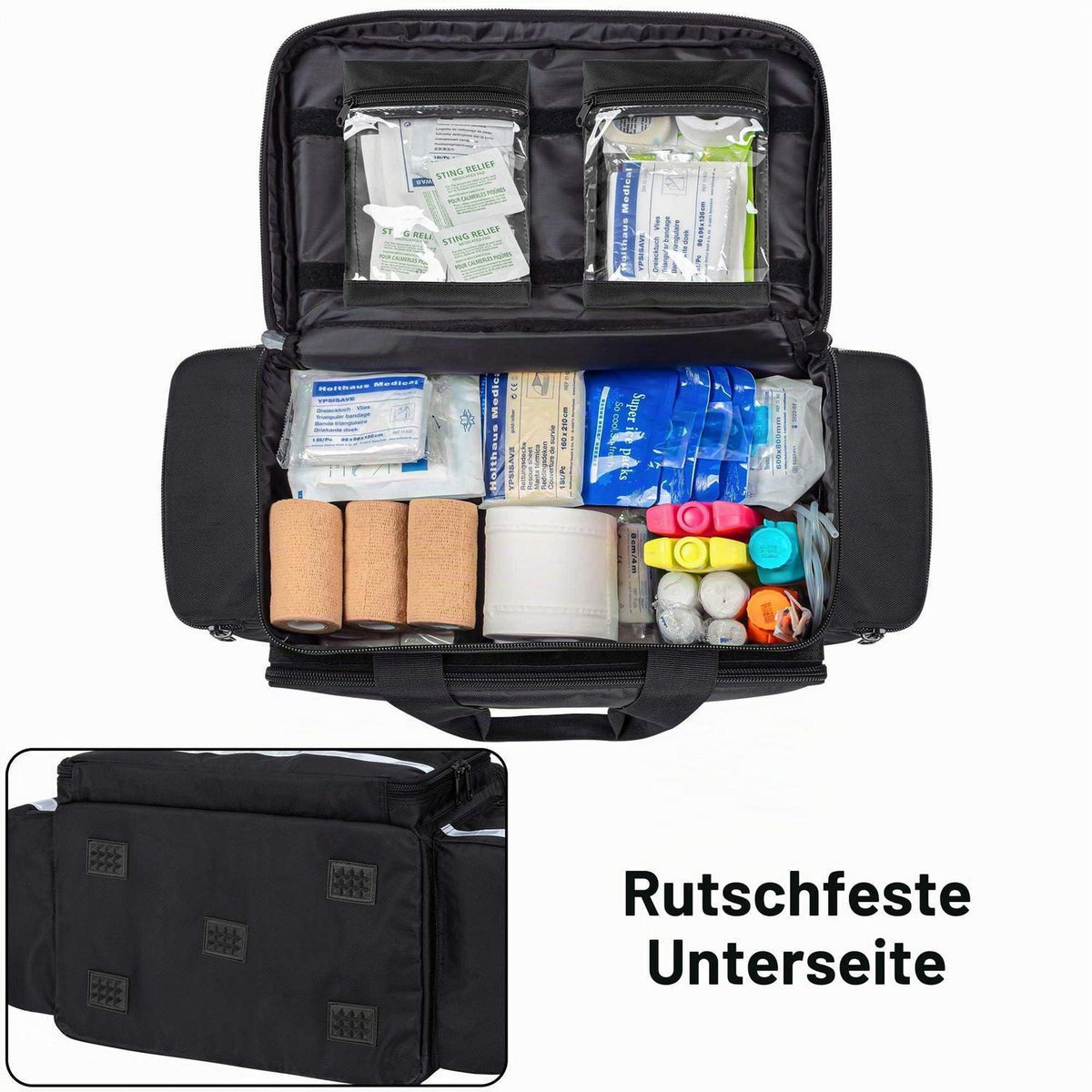 Professionelle Notfalltasche für Rettungskräfte – Erste Hilfe Set