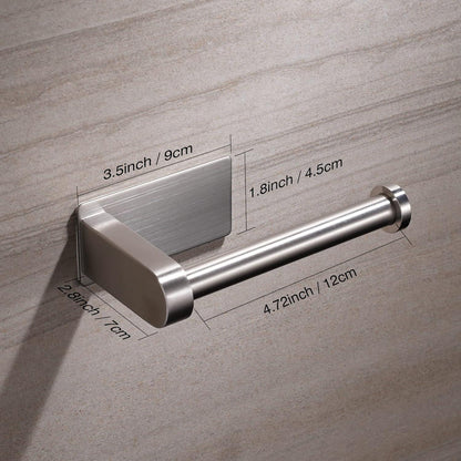 Toilettenpapierhalter Edelstahl selbstklebend ohne Bohren Silber