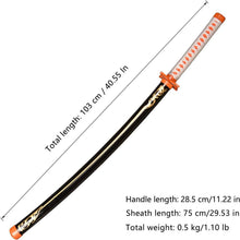Anime Samurai Schwert 104 cm Holz Blade Sword Valley