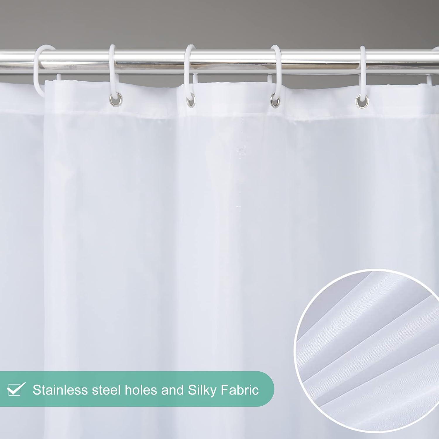 Furlinic Duschvorhang Textil Anti-schimmel Wasserdicht