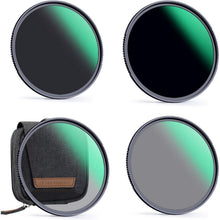 58mm ND Filter Set ND4+ND8+ND64+ND1000 Luftfahrt-Aluminium