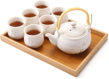 Japanisches Teeservice weißes Porzellan süßes asiatisches Teeservice