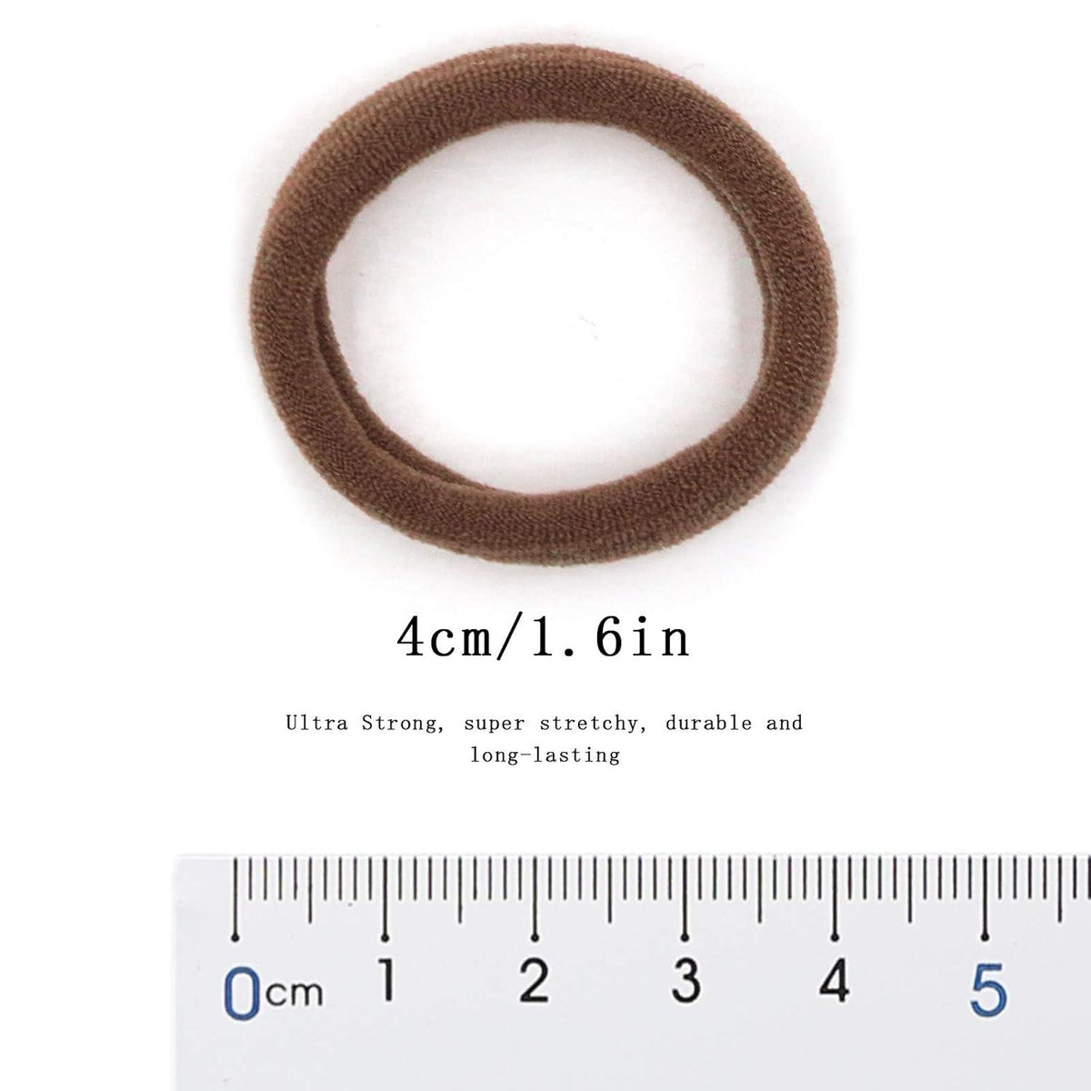 Weiches nahtloses elastisches Haargummi 50 Stk. Stretch