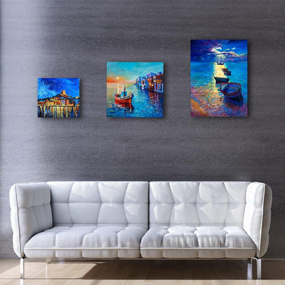 Leinwand zum Bemalen 100% Baumwolle 20x20cm (10er Pack) für Acryl & Ölfarben