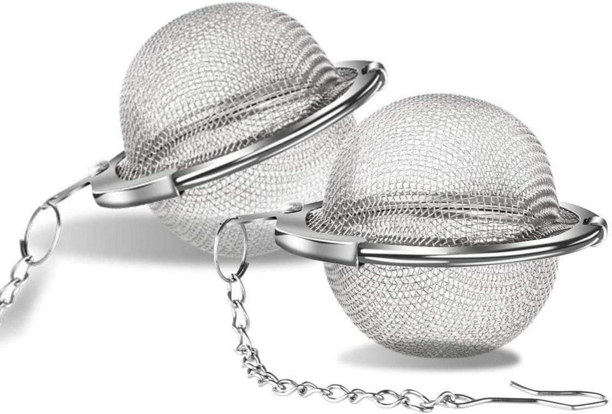 Teesieb 5.5cm Kette 304 Edelstahl Teefilter losen Tee & Gewürze