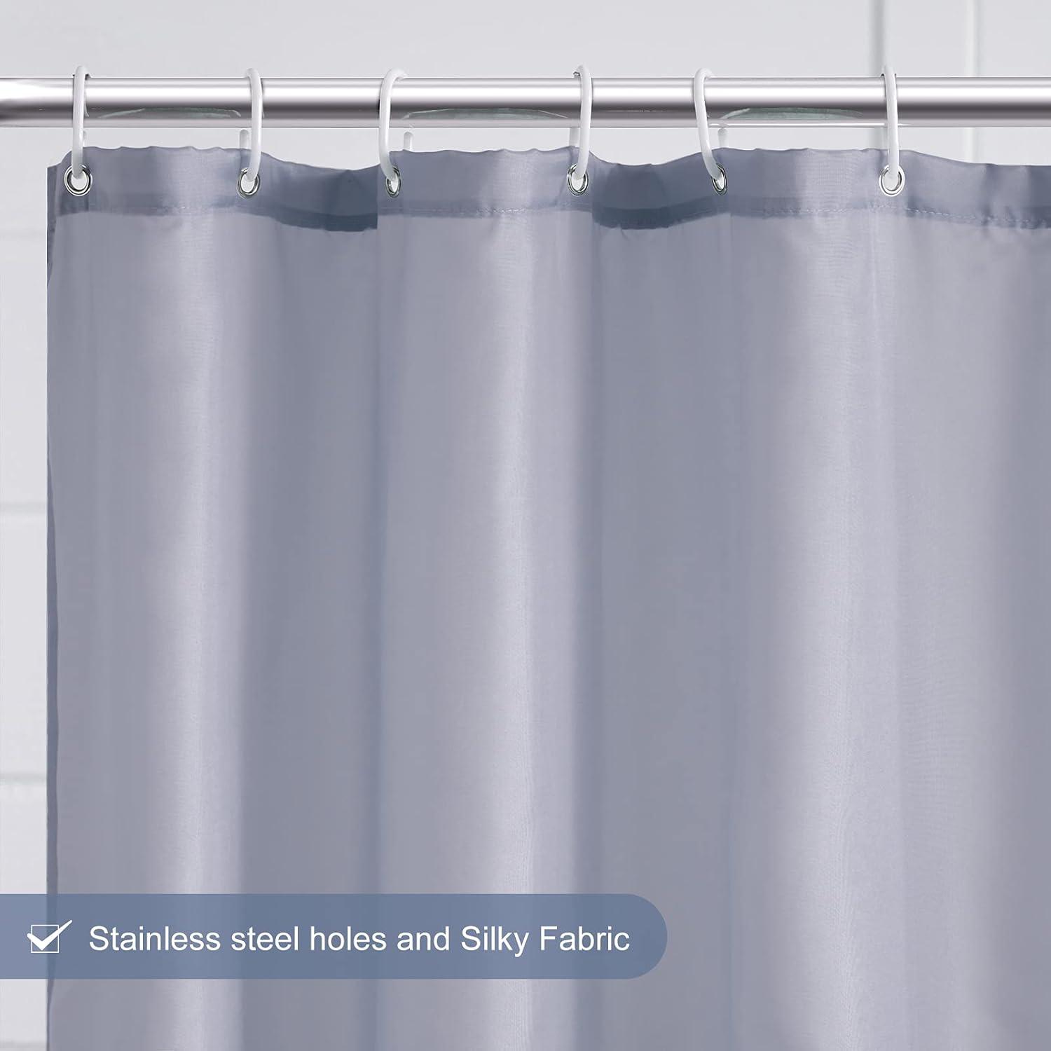Duschvorhang Textil Anti-Schimmel Wasserdicht Polyester 120x200cm