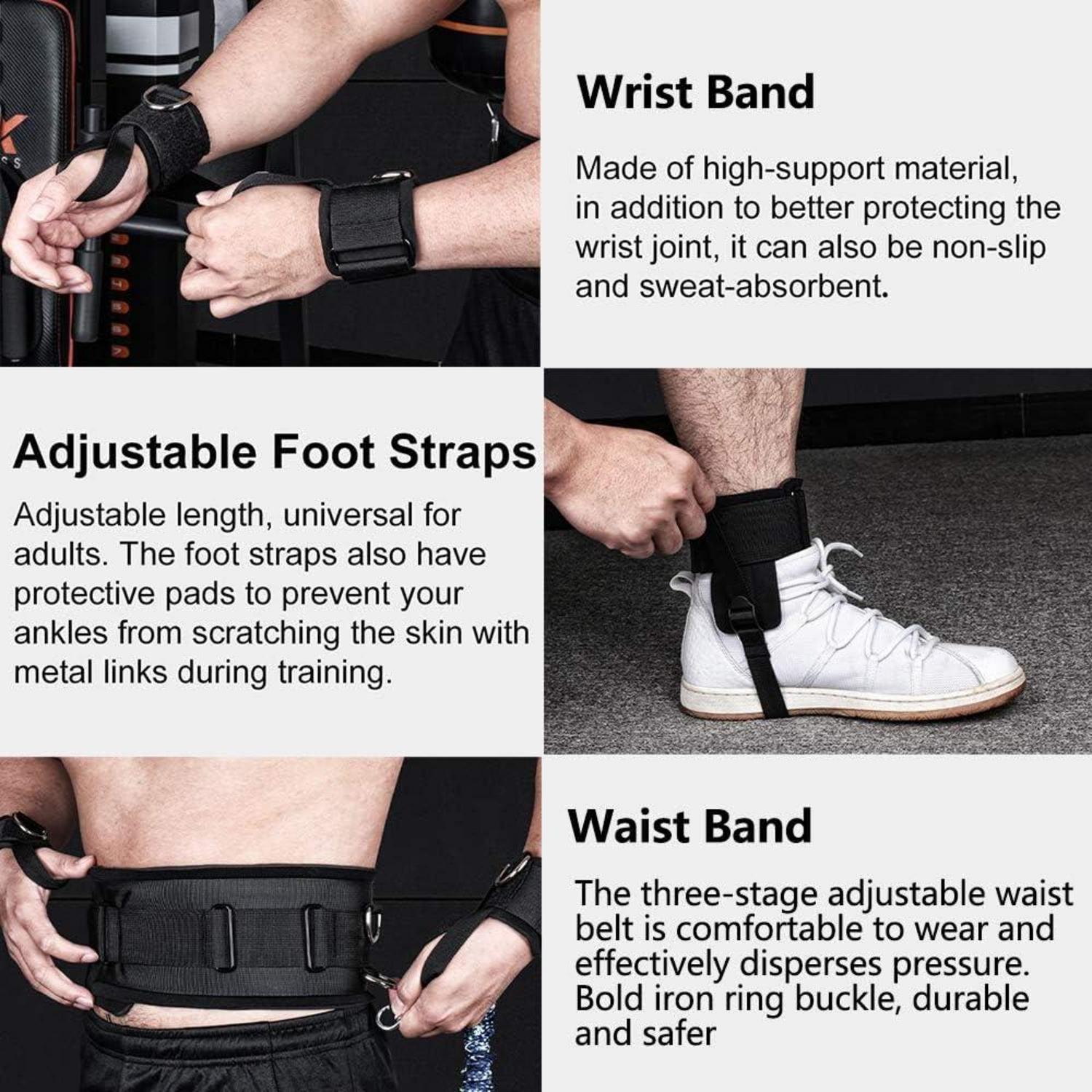 Widerstandsbänder Boxen Resistance Bands Boxing Gummibänder Sport 300 200 150Lbs Blau
